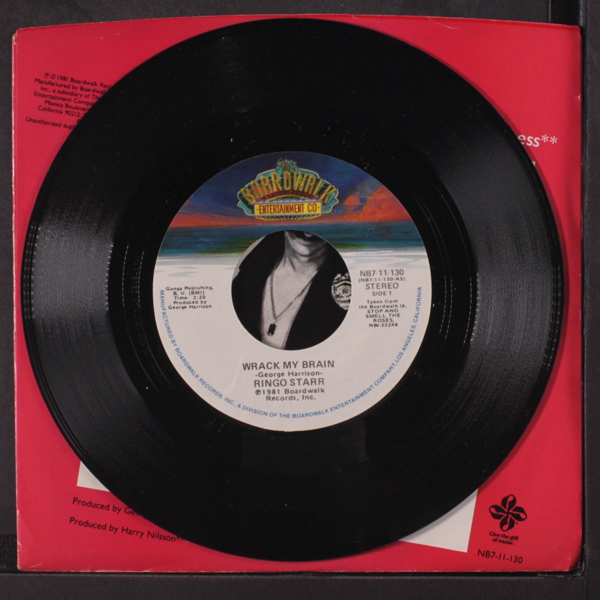 wrack my brain / drumming is my madness by RINGO STARR