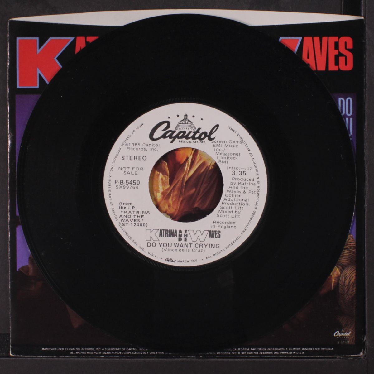 do you want crying / same by KATRINA & THE WAVES