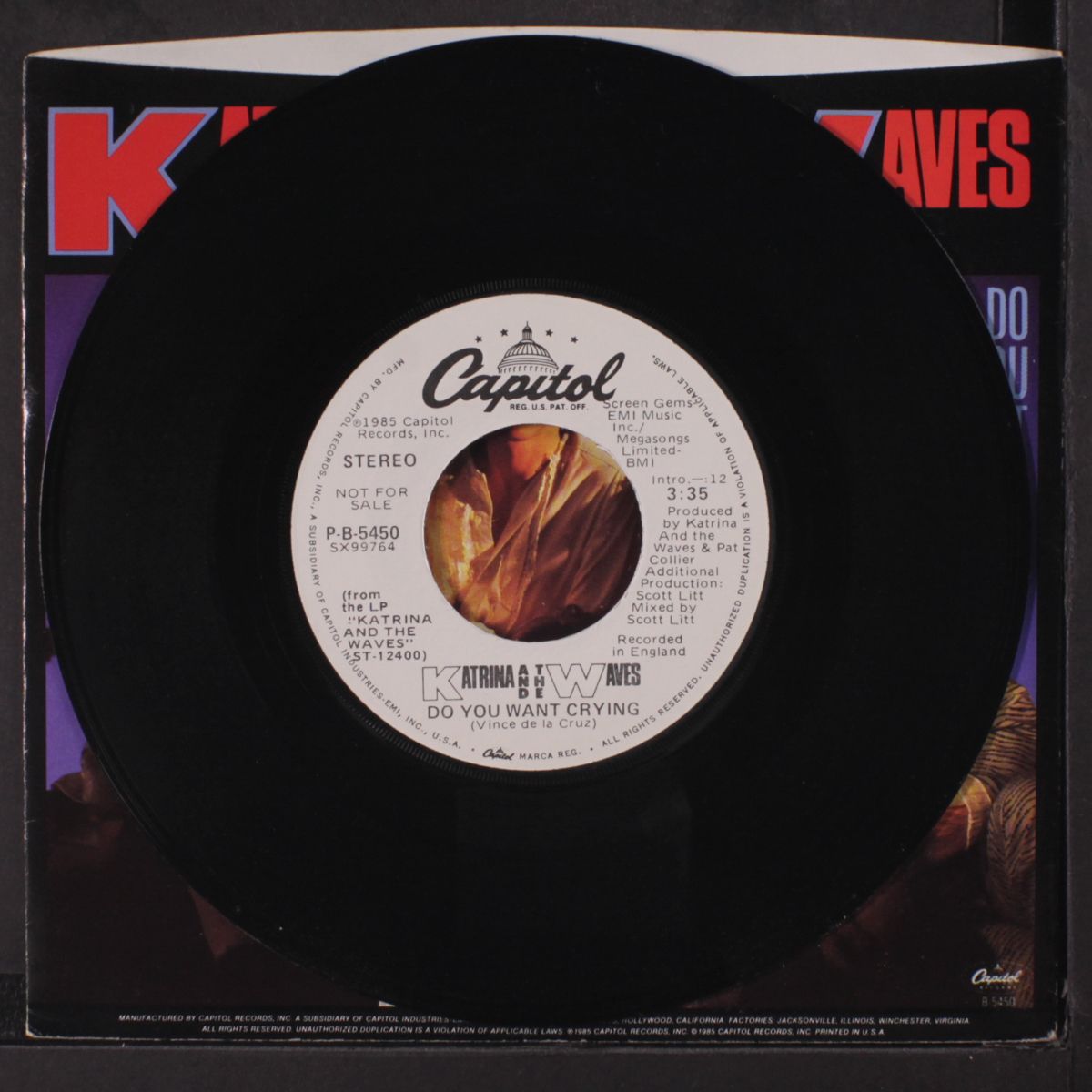 do you want crying / same by KATRINA & THE WAVES