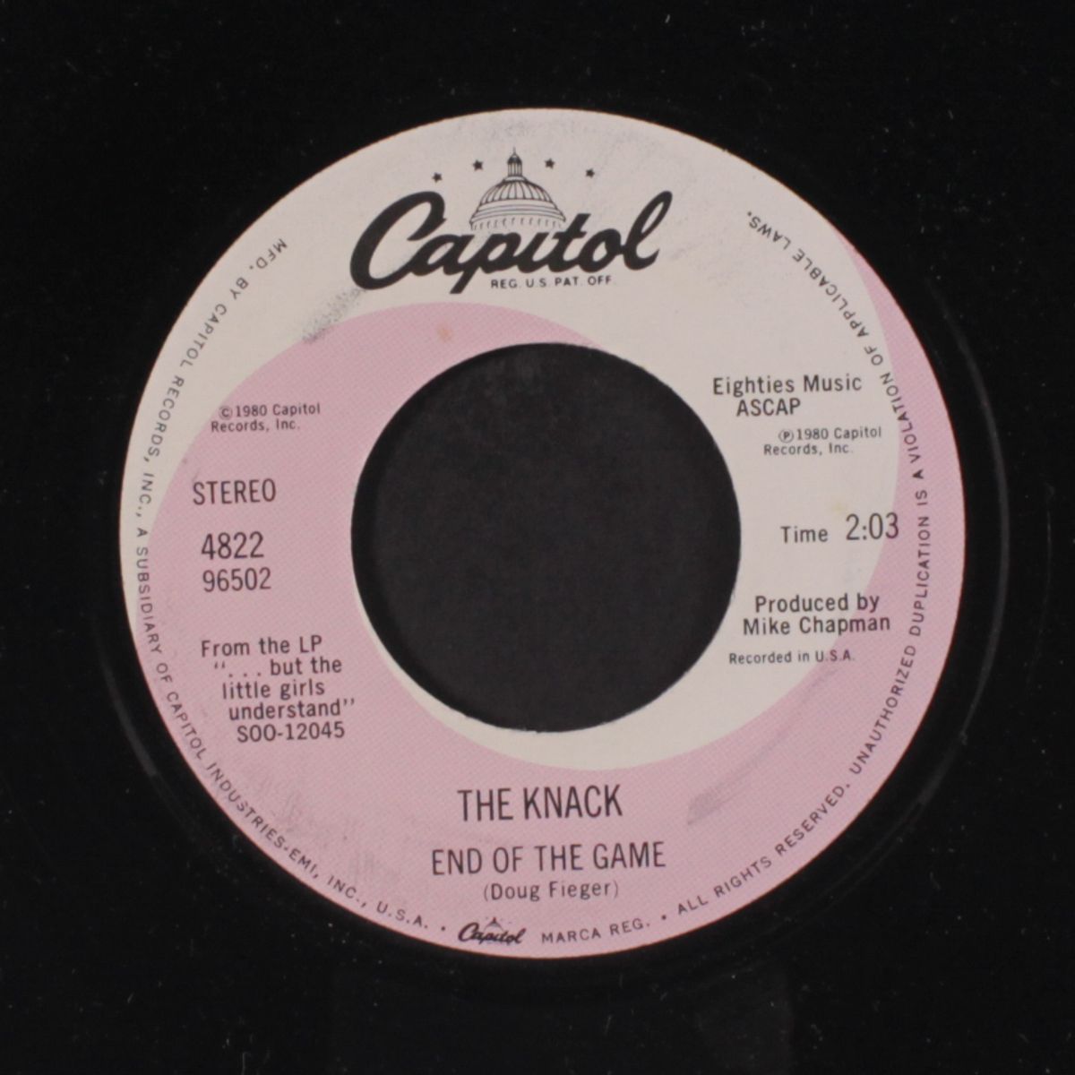 baby talks dirty / end of the game by KNACK