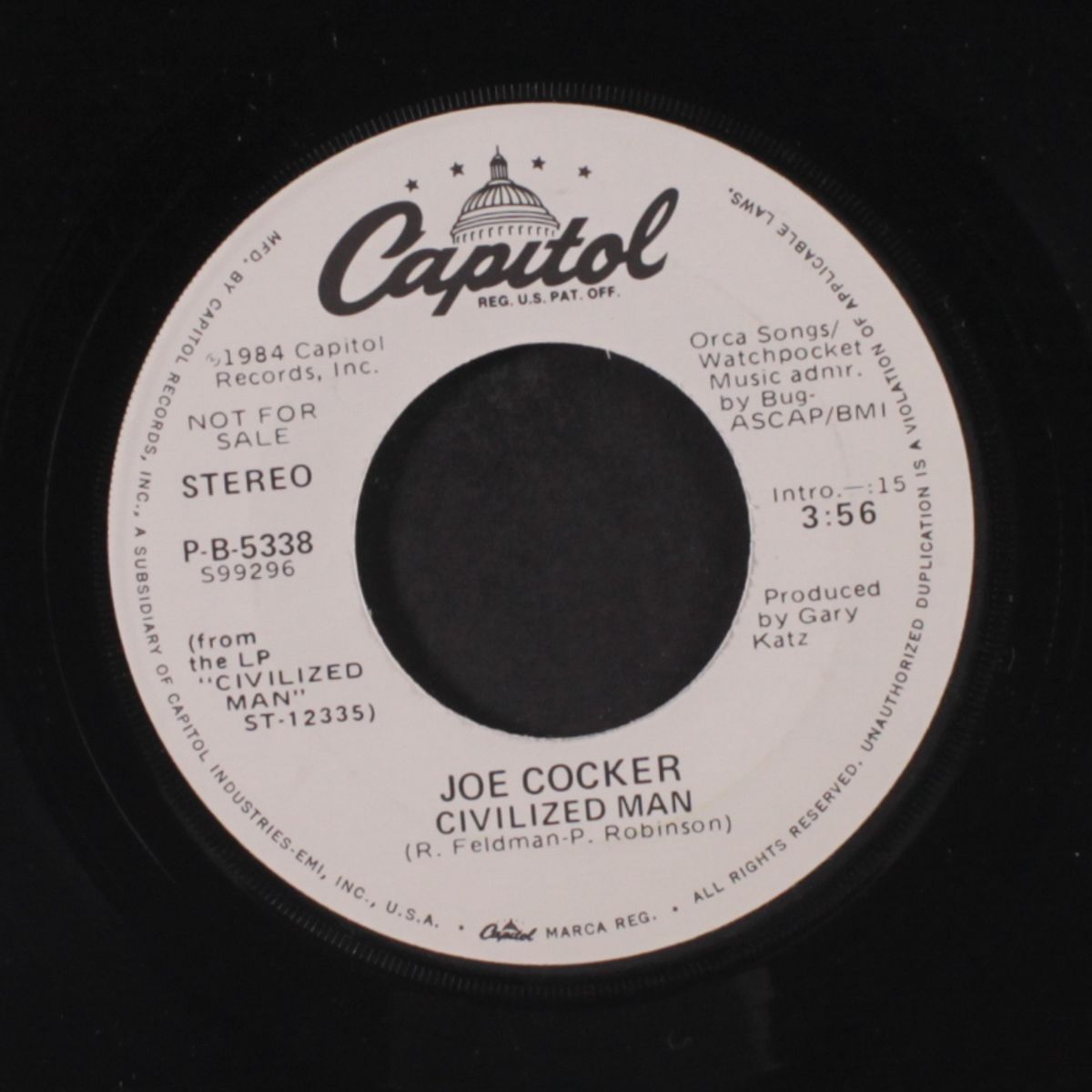 civilized man / same by JOE COCKER