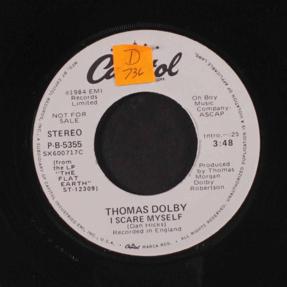 i scare myself / same by THOMAS DOLBY