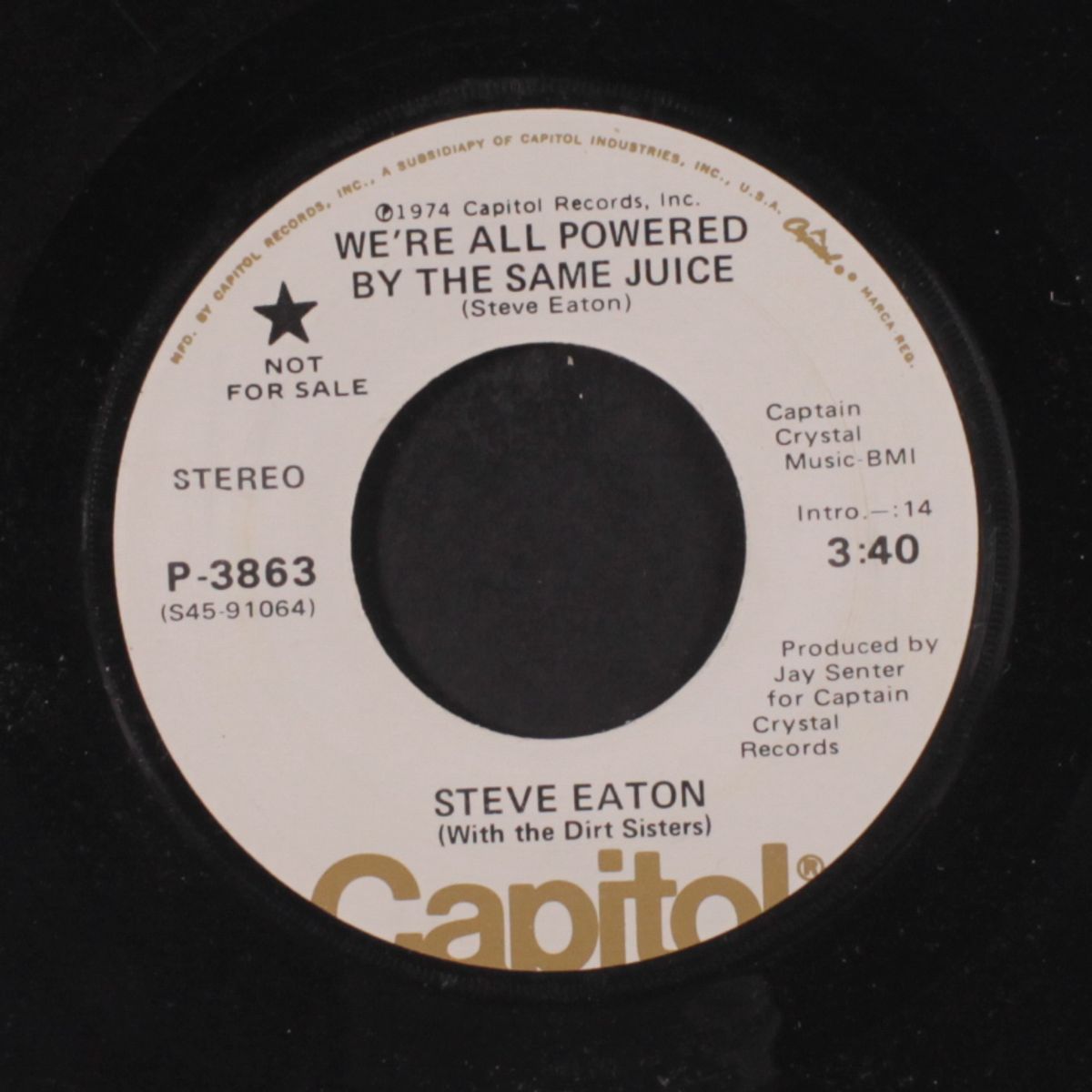we're all powered by the same juice / mono by STEVE EATON