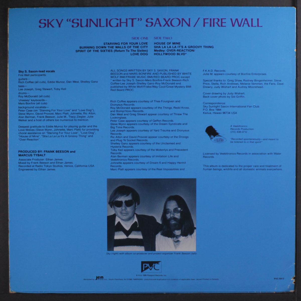 destiny's children by SKY SAXON & FIRE WALL