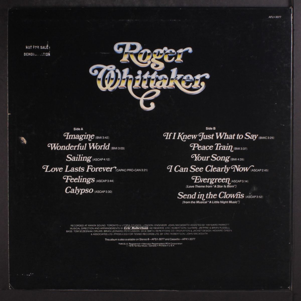 imagine by ROGER WHITTAKER