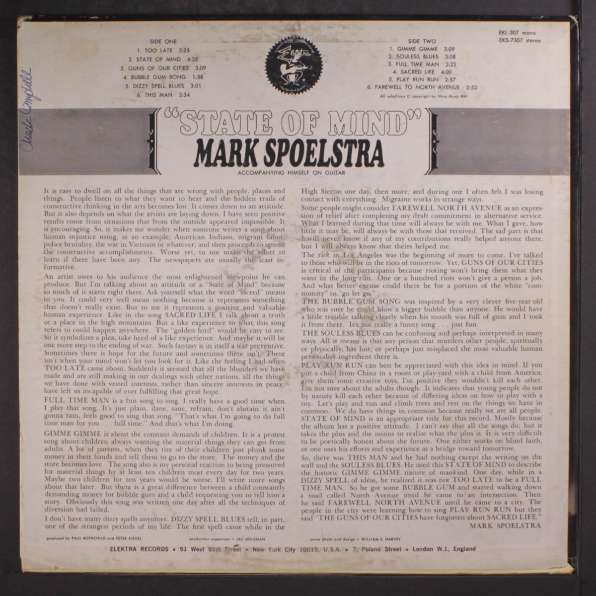 state of mind by MARK SPOELSTRA