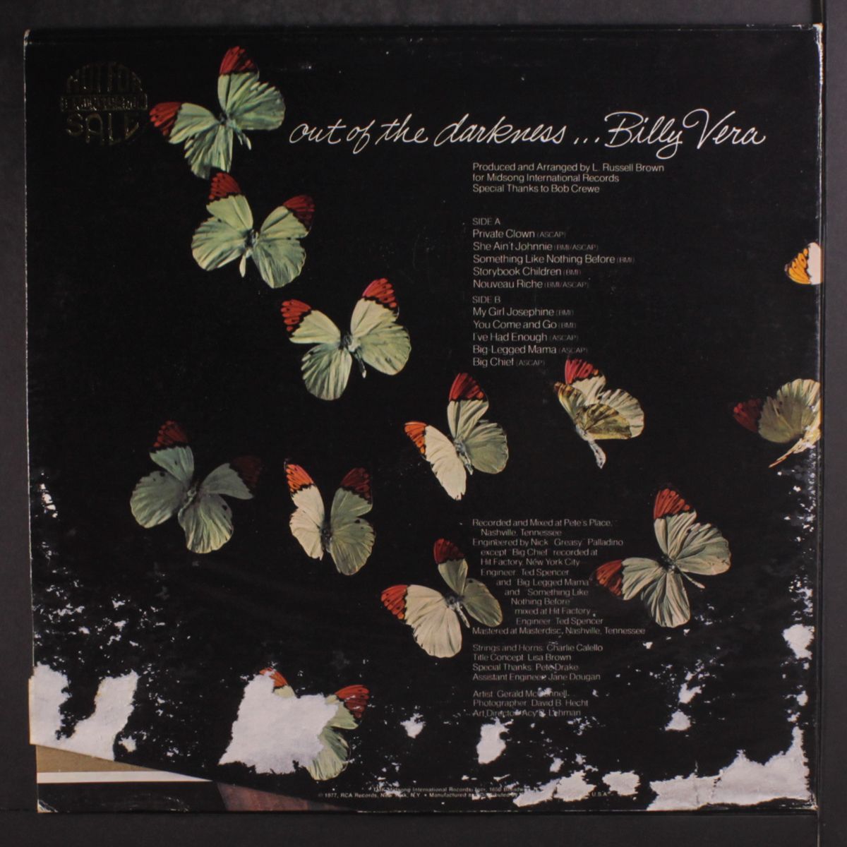 out of the darkness by BILLY VERA