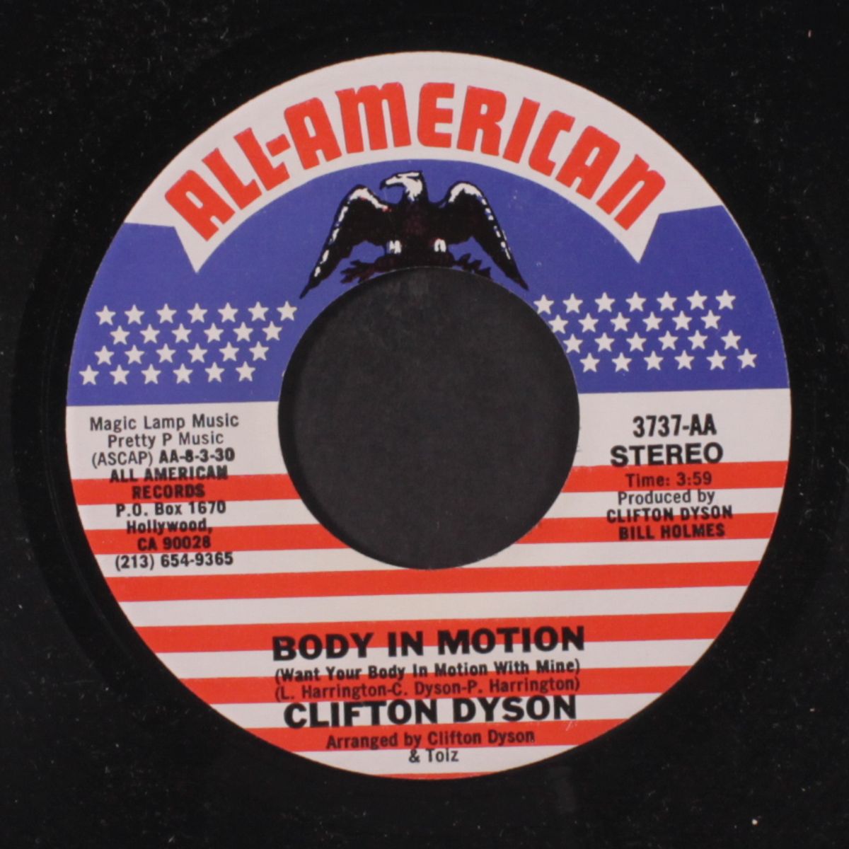 body in motion / you gotta keep dancin' by CLIFTON DYSON