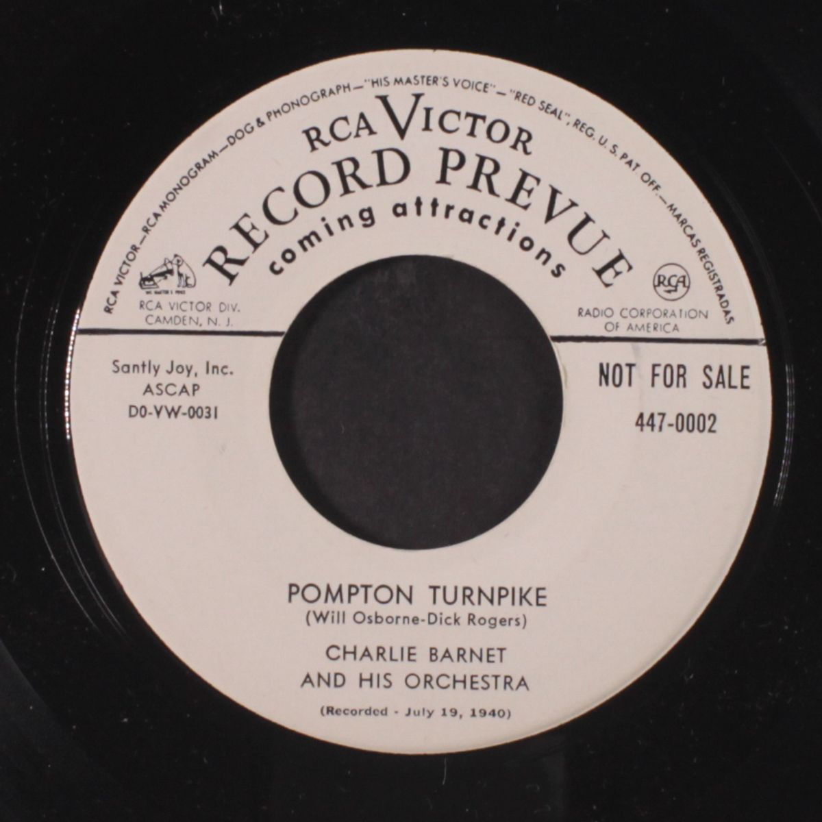 leapin' at the lincoln / pompton turnpike by CHARLIE BARNET