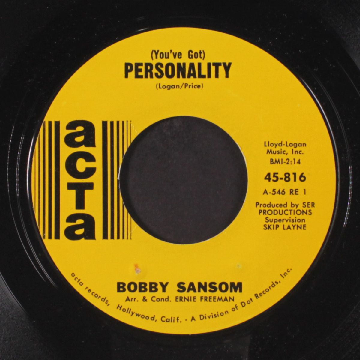 this is it / personality by BOBBY SANSOM