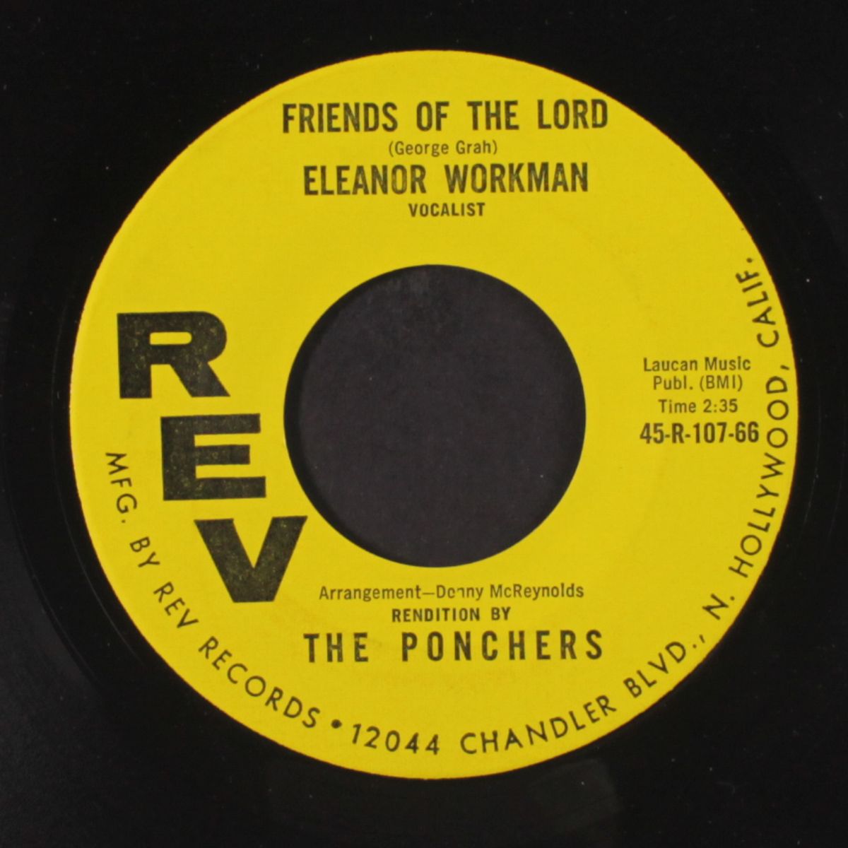 friends of the lord / he was there by ELEANOR WORKMAN
