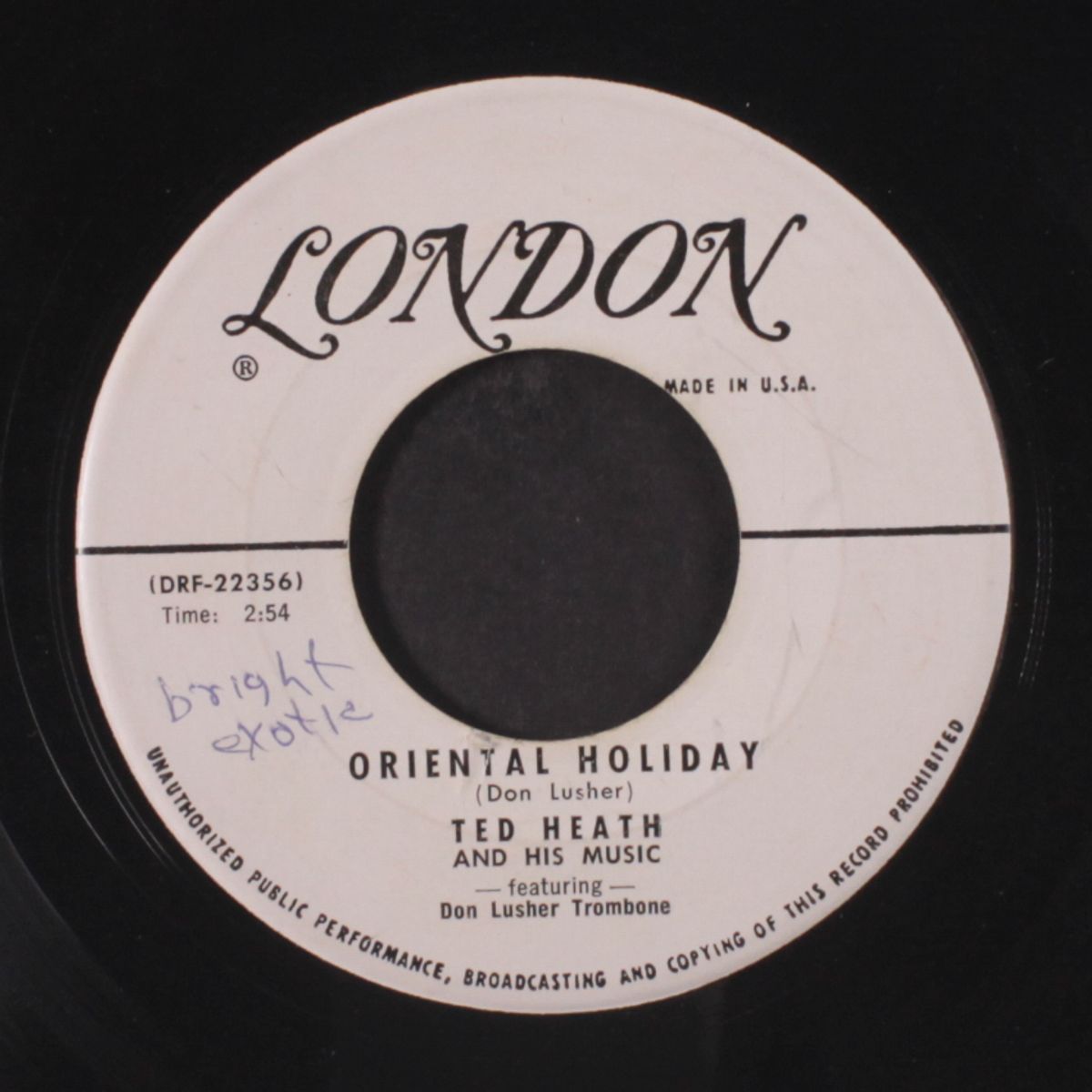 oriental holiday / canadian sunset by TED HEATH
