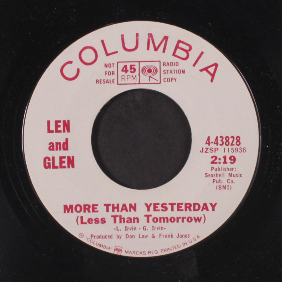 more than yesterday / boo-hoo-hoo by LEN & GLEN