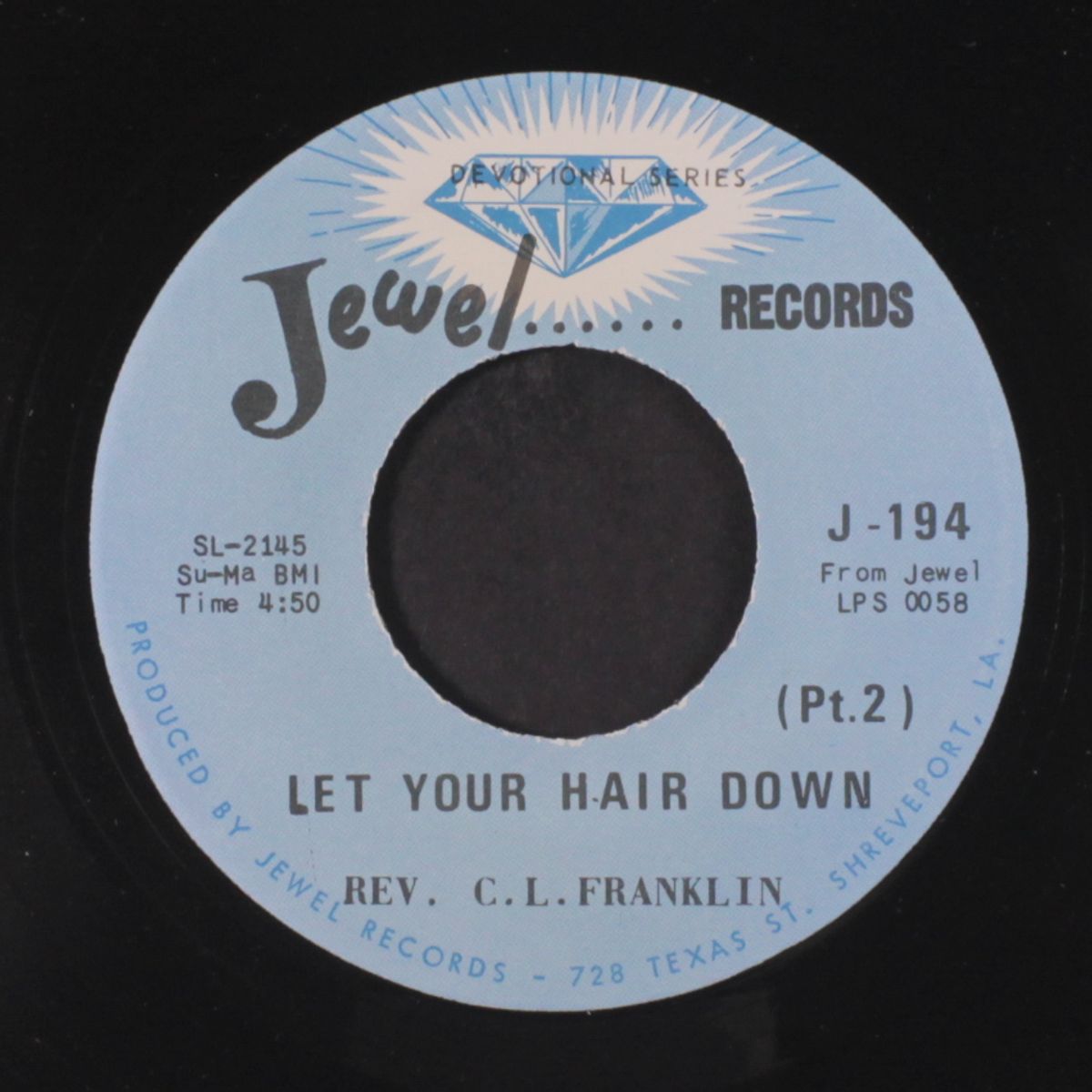 let your hair down / part 2 by REV. C.L. FRANKLIN