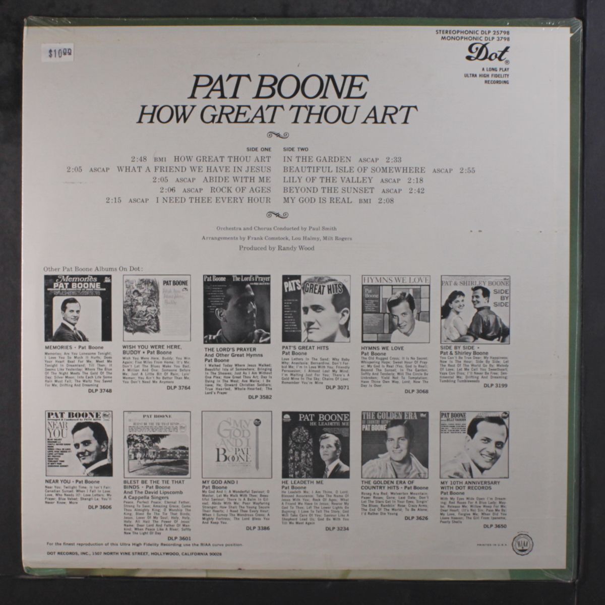 how great thou art by PAT BOONE