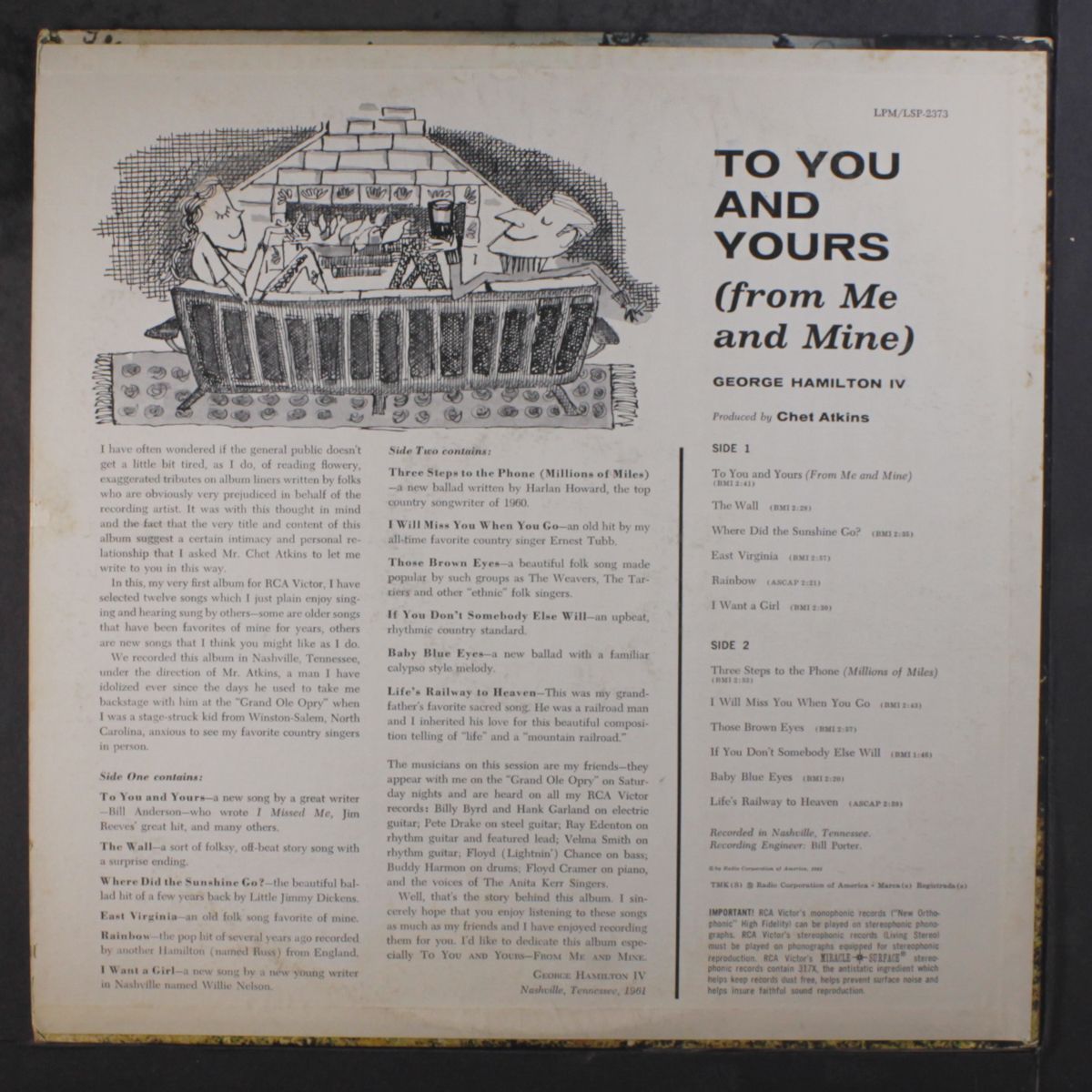 to you and yours by GEORGE HAMILTON IV