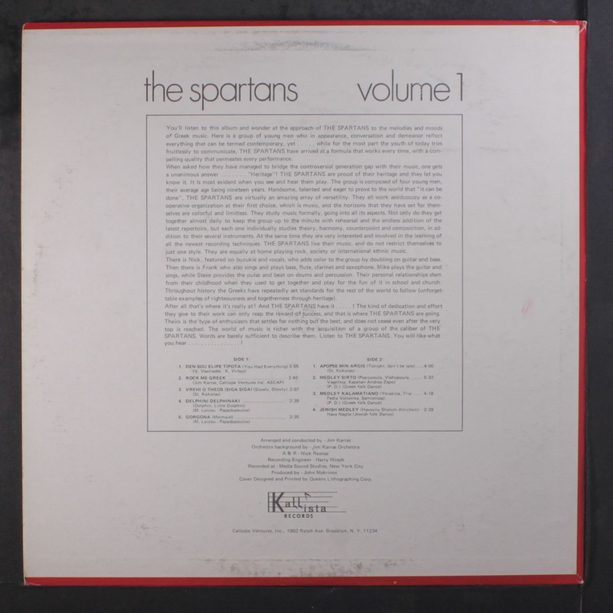 volume 1 by SPARTANS