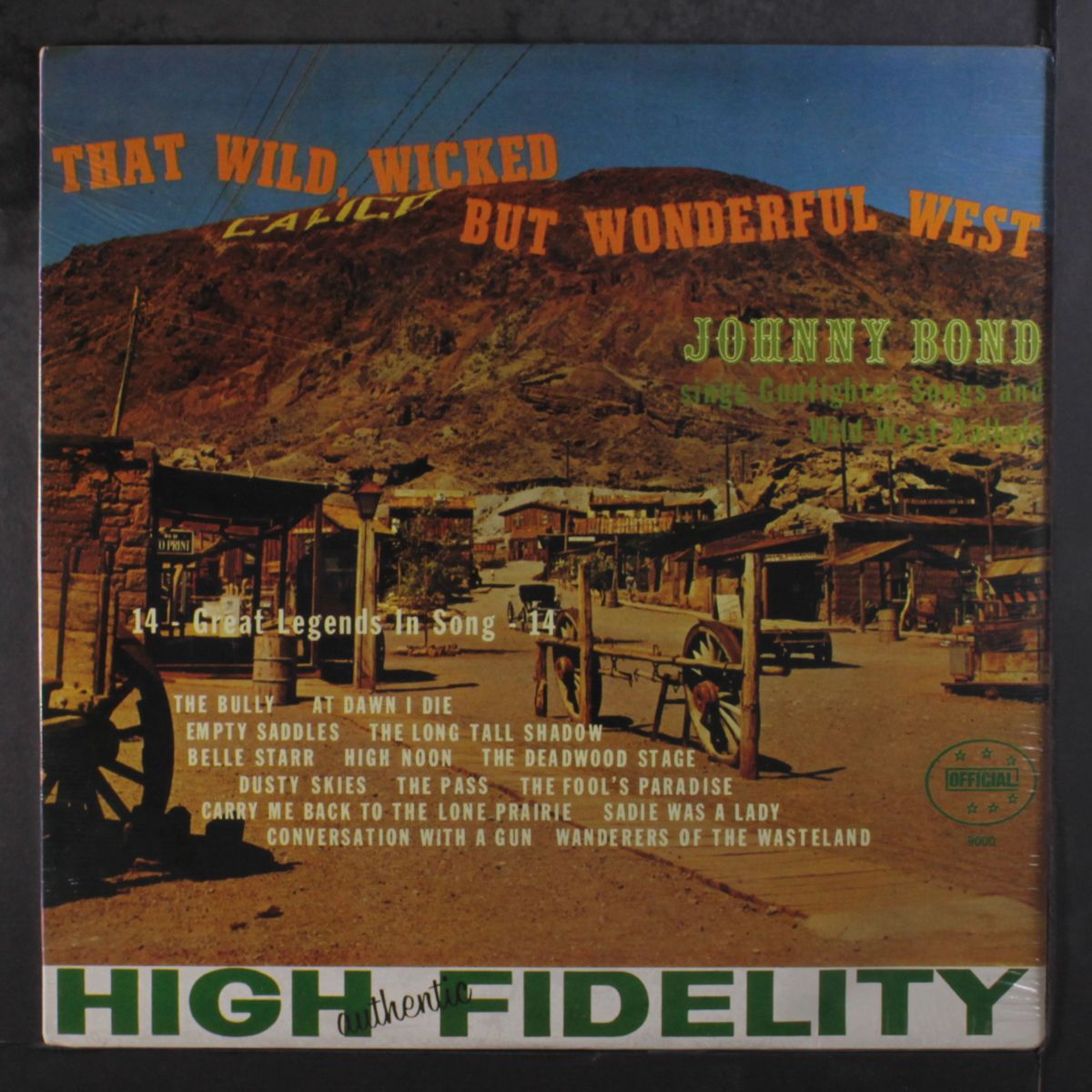 that wild, wicked but wonderful west by JOHNNY BOND