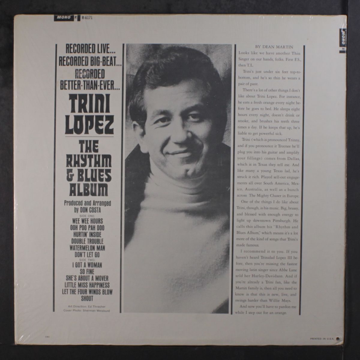 the rhythm & blues album by TRINI LOPEZ