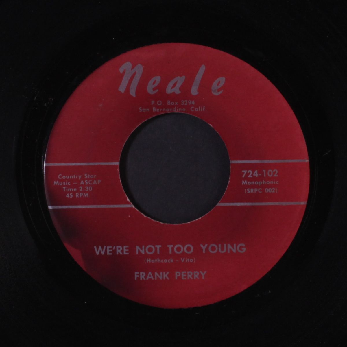 we're not too young / i never stopped lovin' you by FRANK PERRY