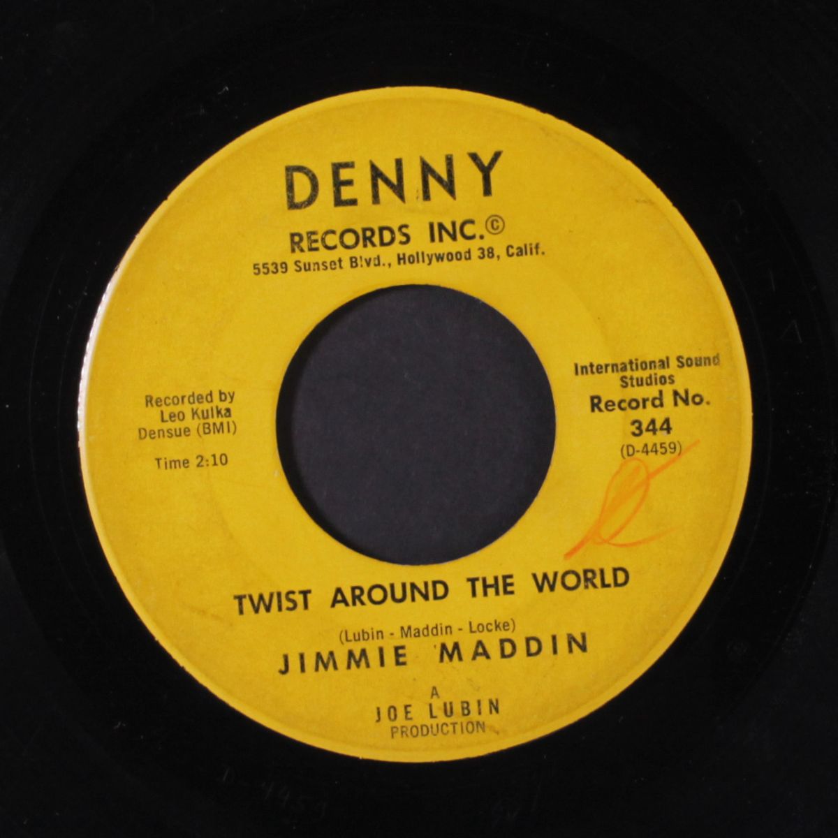 the crescendo twist / twist around the world by JIMMIE MADDIN