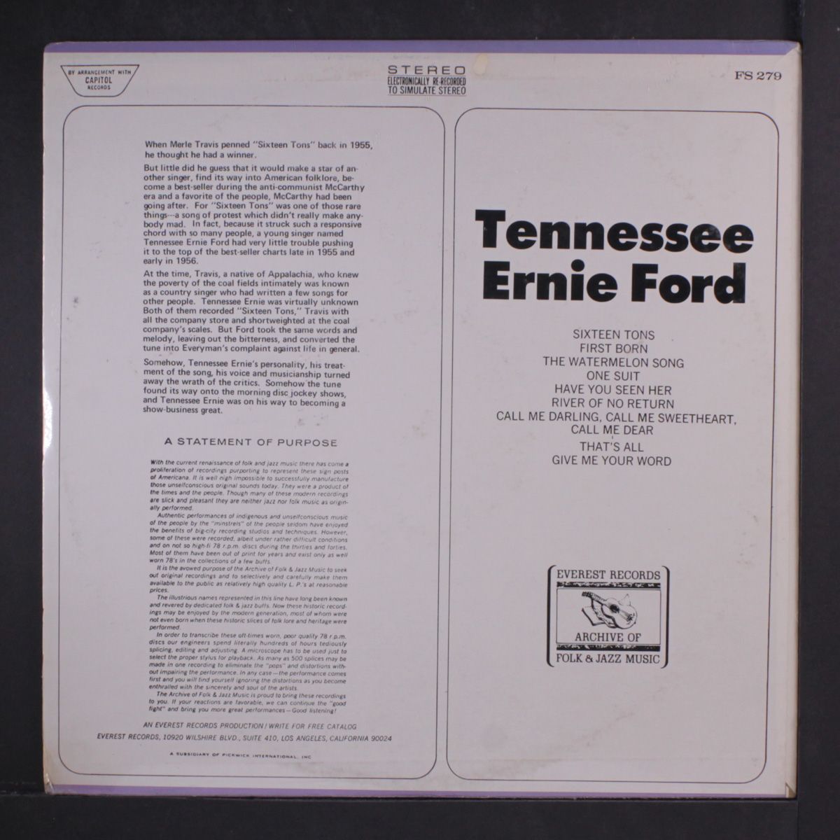 tennessee ernie ford by TENNESSEE ERNIE FORD