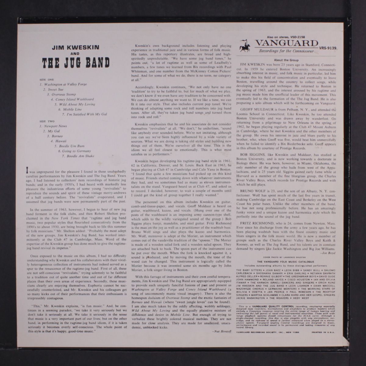jim kweskin & the jug band by JIM KWESKIN