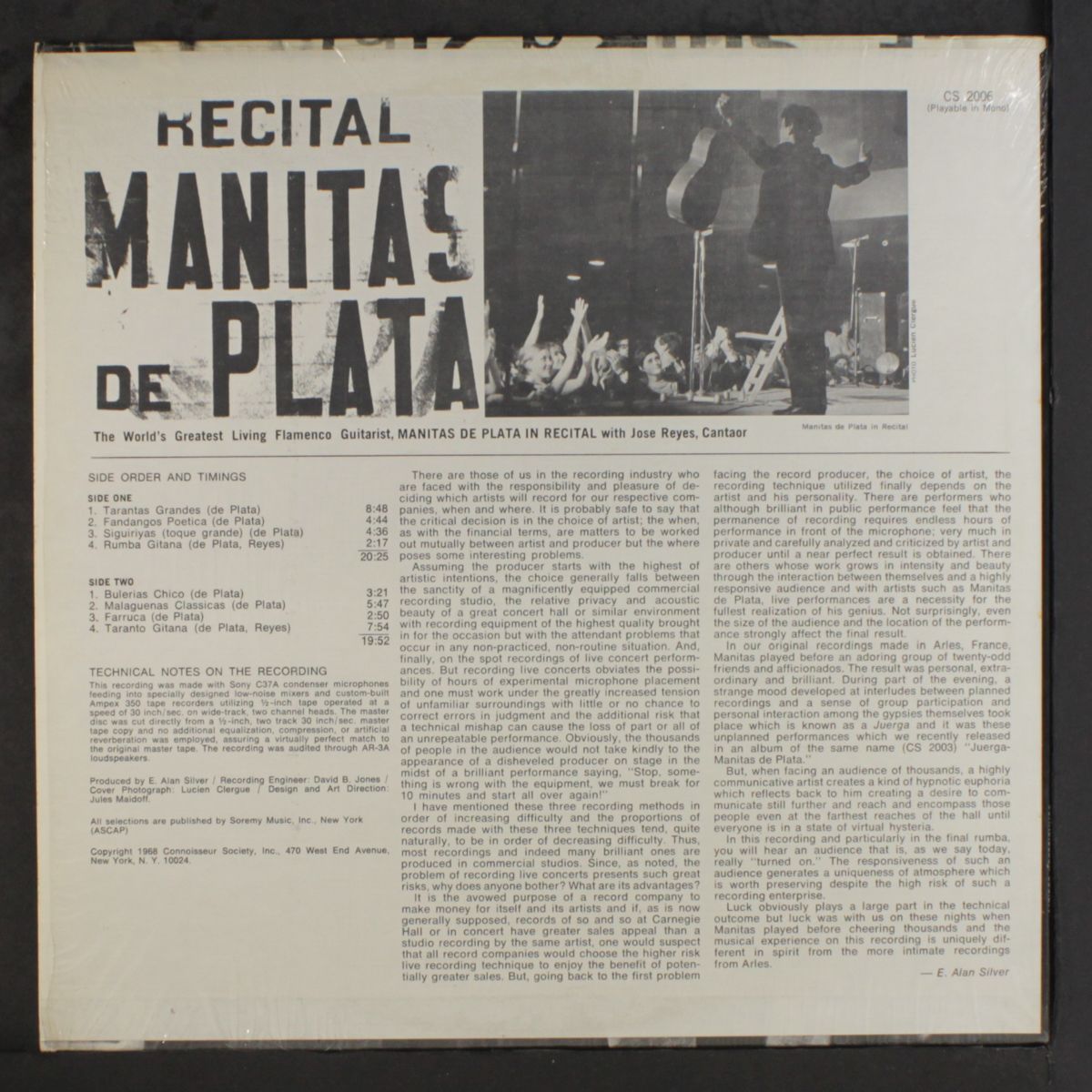 in recital by MANITAS DE PLATA