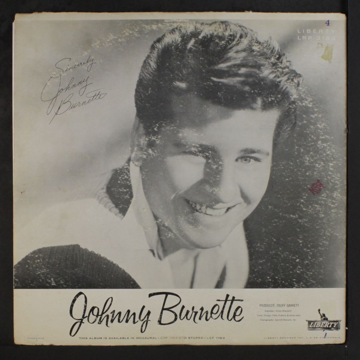 johnny burnette by JOHNNY BURNETTE