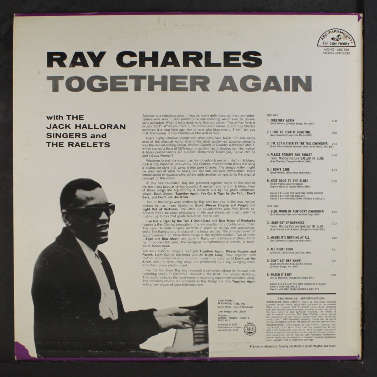 together again by RAY CHARLES