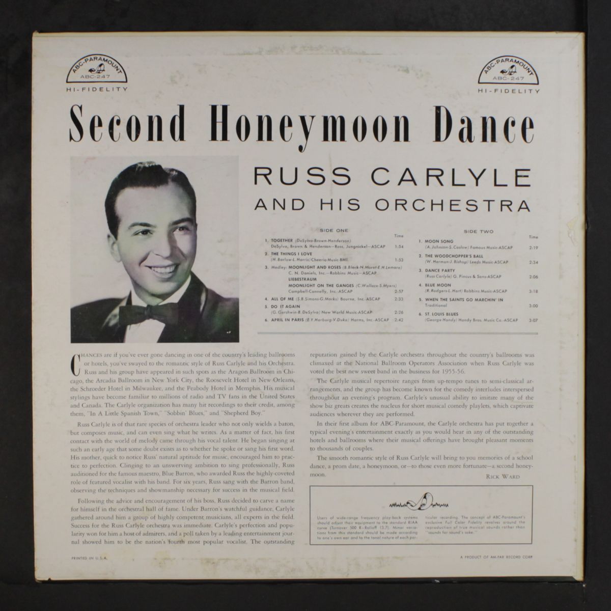 second honeymoon dance by RUSS CARLYLE