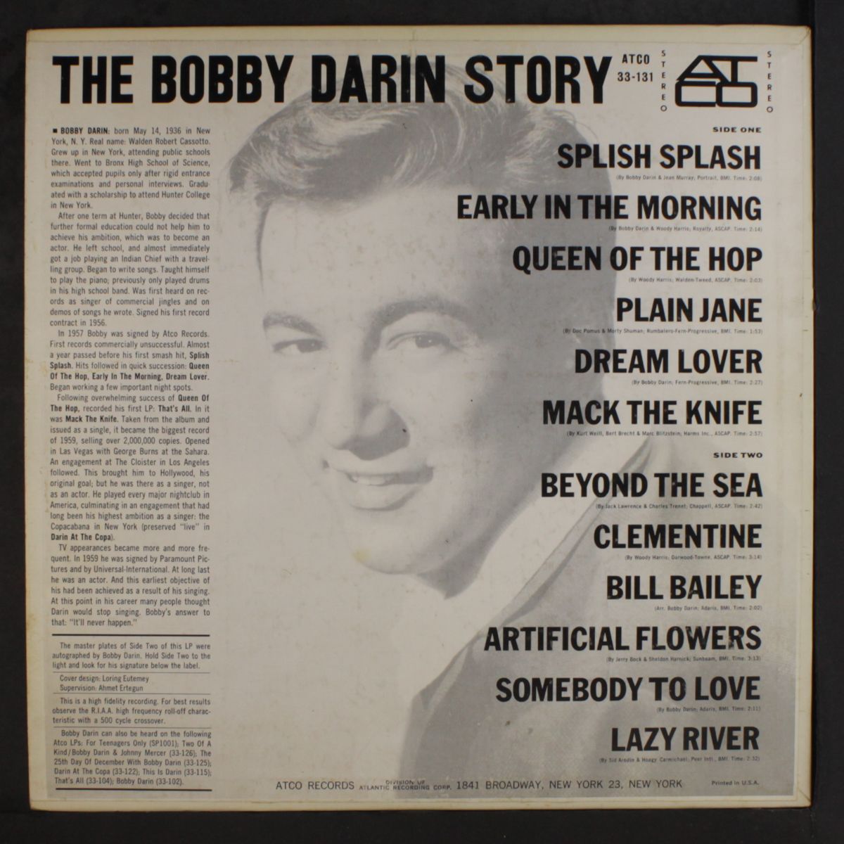 the bobby darin story by BOBBY DARIN