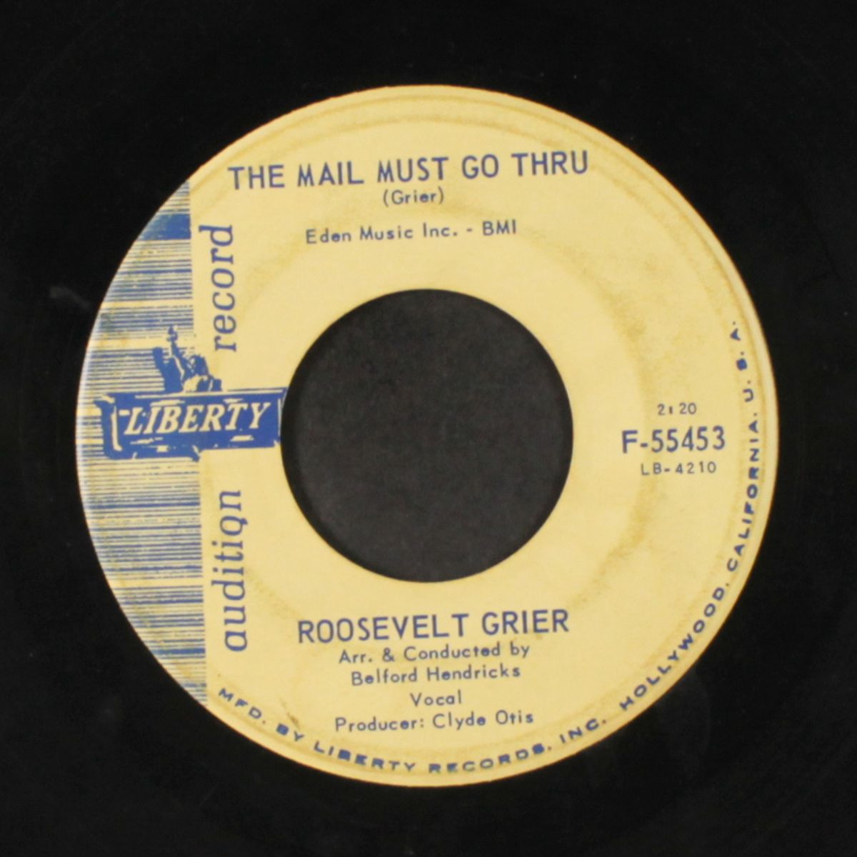 your has been / the mail must go thru by ROOSEVELT GRIER