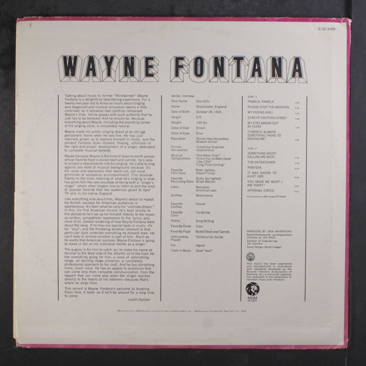 wayne fontana by WAYNE FONTANA