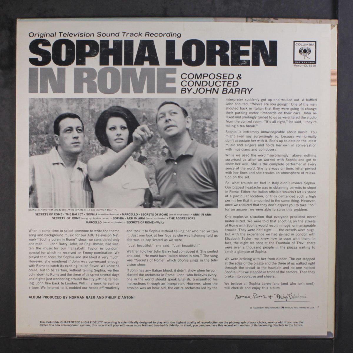 in rome by SOPHIA LOREN
