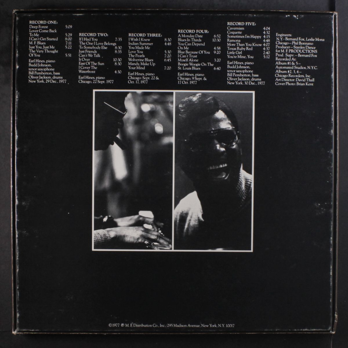 the father of modern jazz piano by EARL FATHA HINES