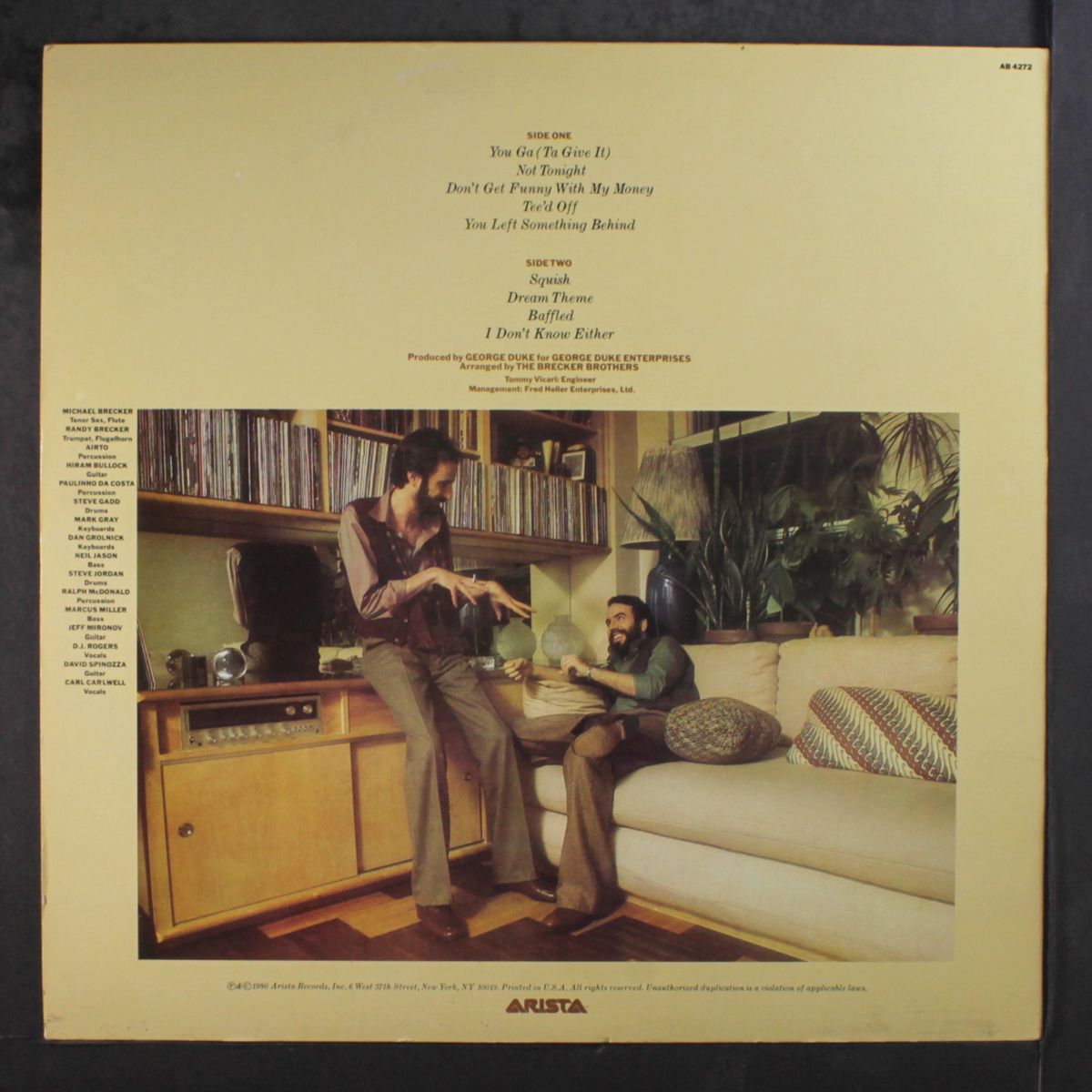 detente by BRECKER BROTHERS