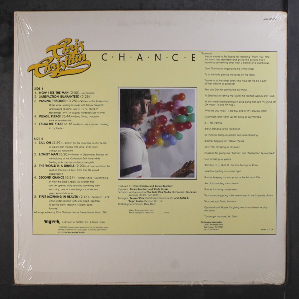 chance by CHRIS CHRISTIAN