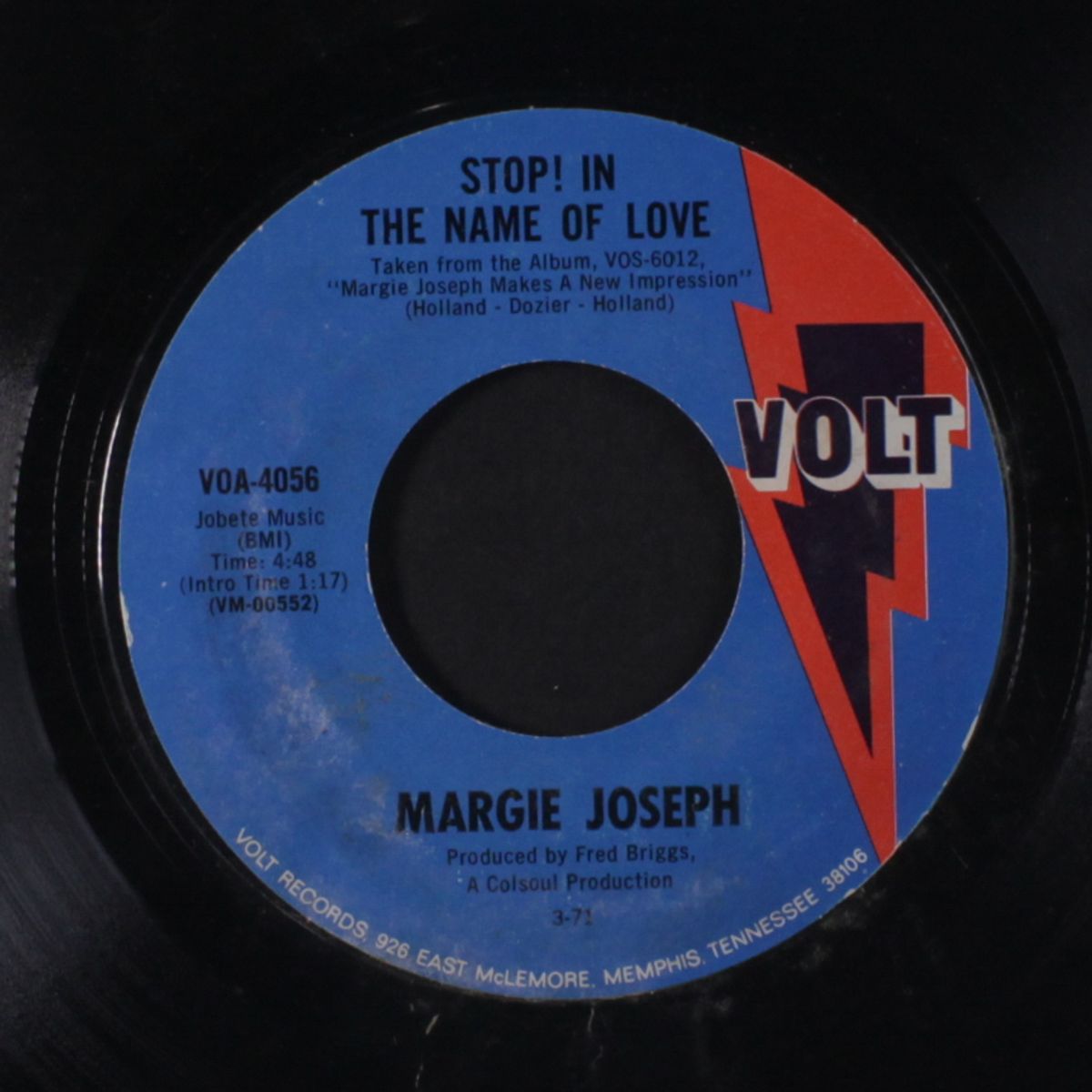 stop! in the name of love / make me believe you'll stay by MARGIE JOSEPH