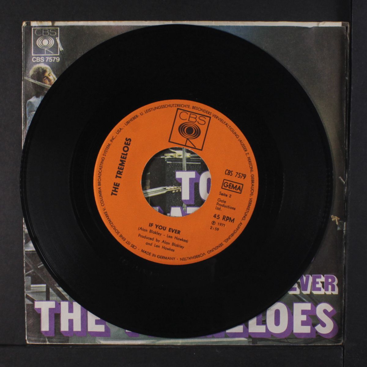 too late to be saved / if you ever by TREMELOES