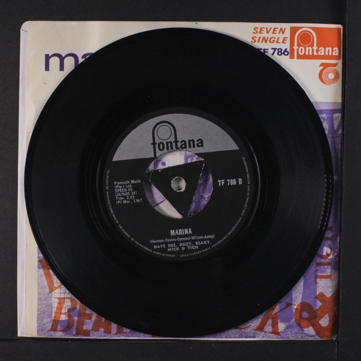 touch me / marina by DAVE DEE, DOZY, BEAKY, MICK & TICH
