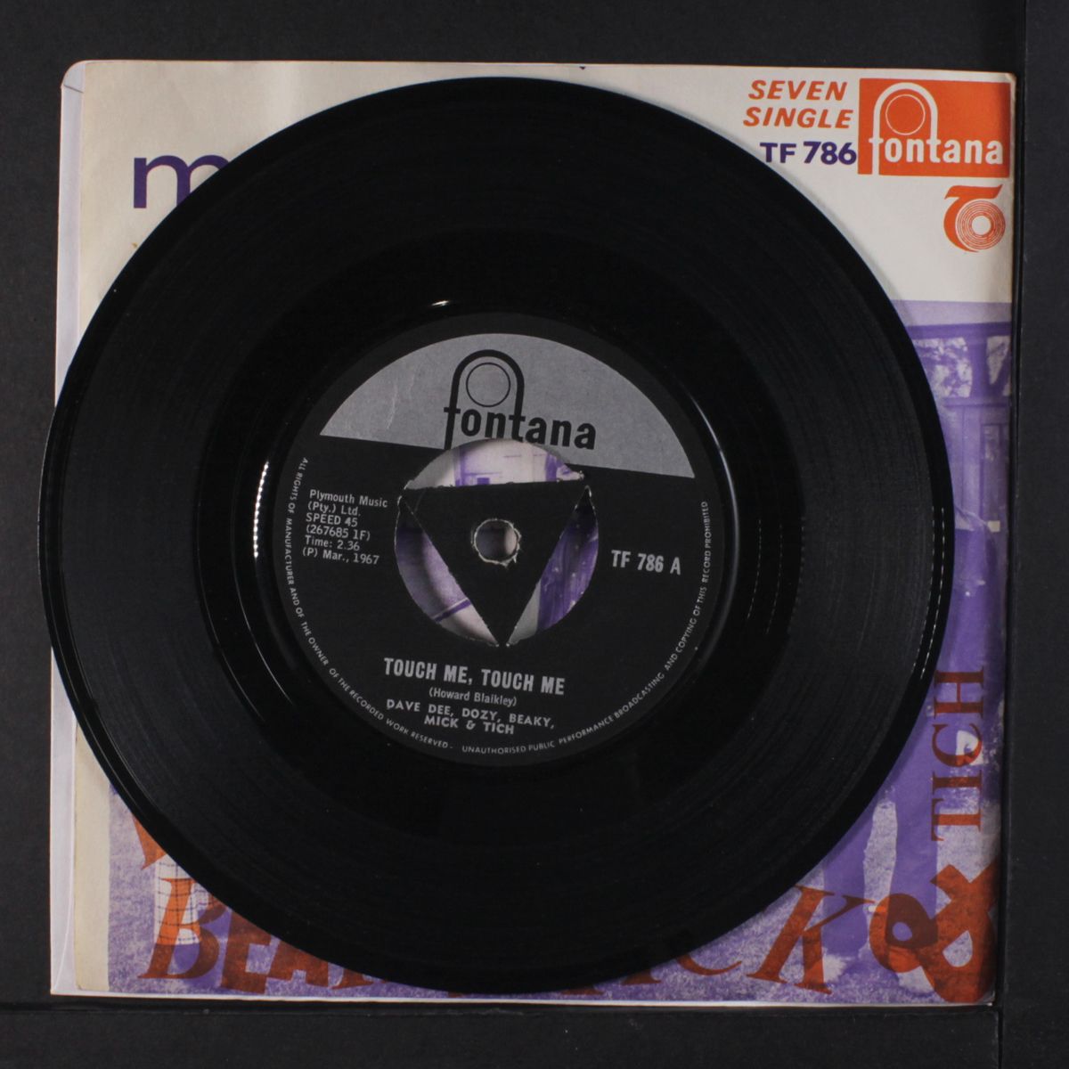 touch me / marina by DAVE DEE, DOZY, BEAKY, MICK & TICH