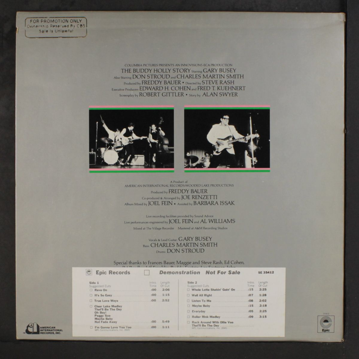 the buddy holly story by SOUNDTRACK