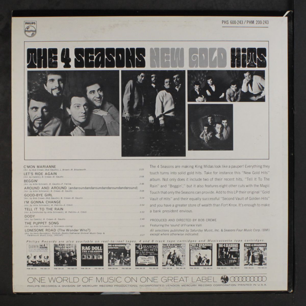 new gold hits by FOUR SEASONS