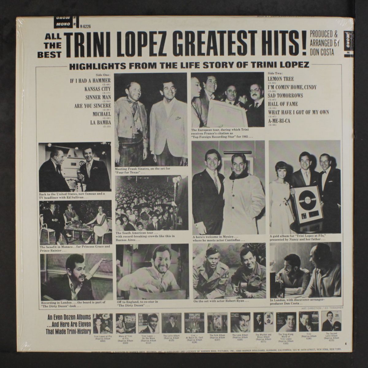 greatest hits by TRINI LOPEZ
