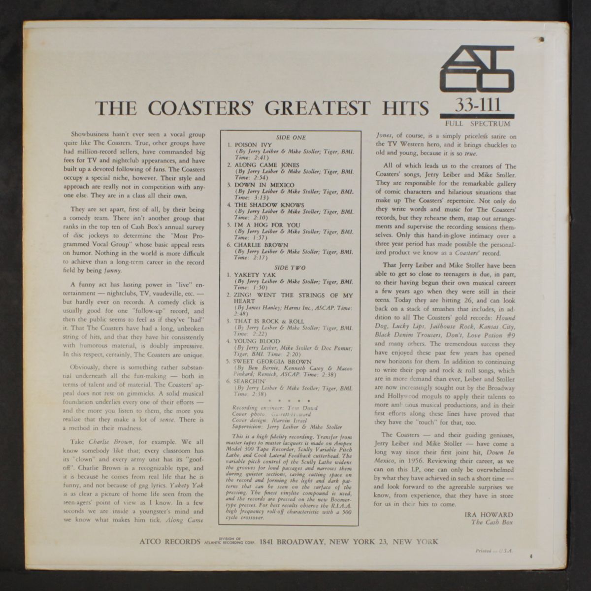 greatest hits by COASTERS