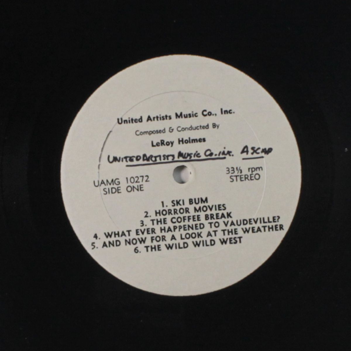 composed & conducted by by LEROY HOLMES