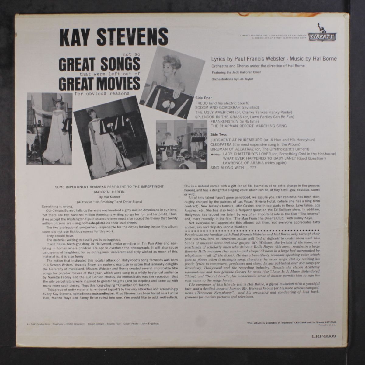 not so great songs by KAY STEVENS