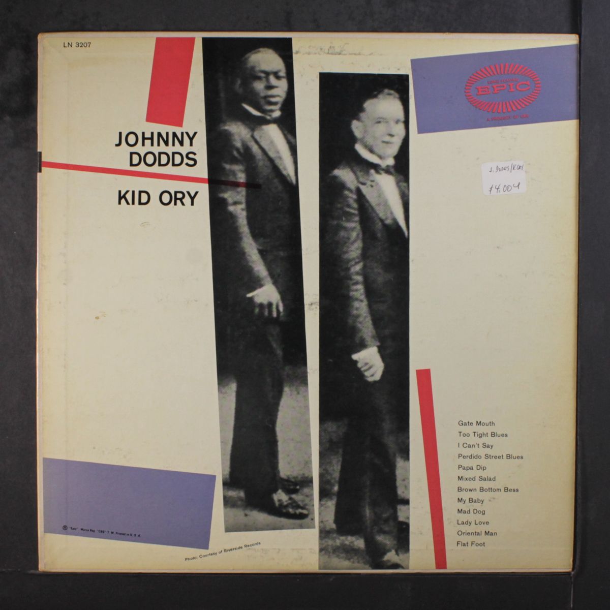 johnny dodds & kid ory by JOHNNY DODDS & KID ORY
