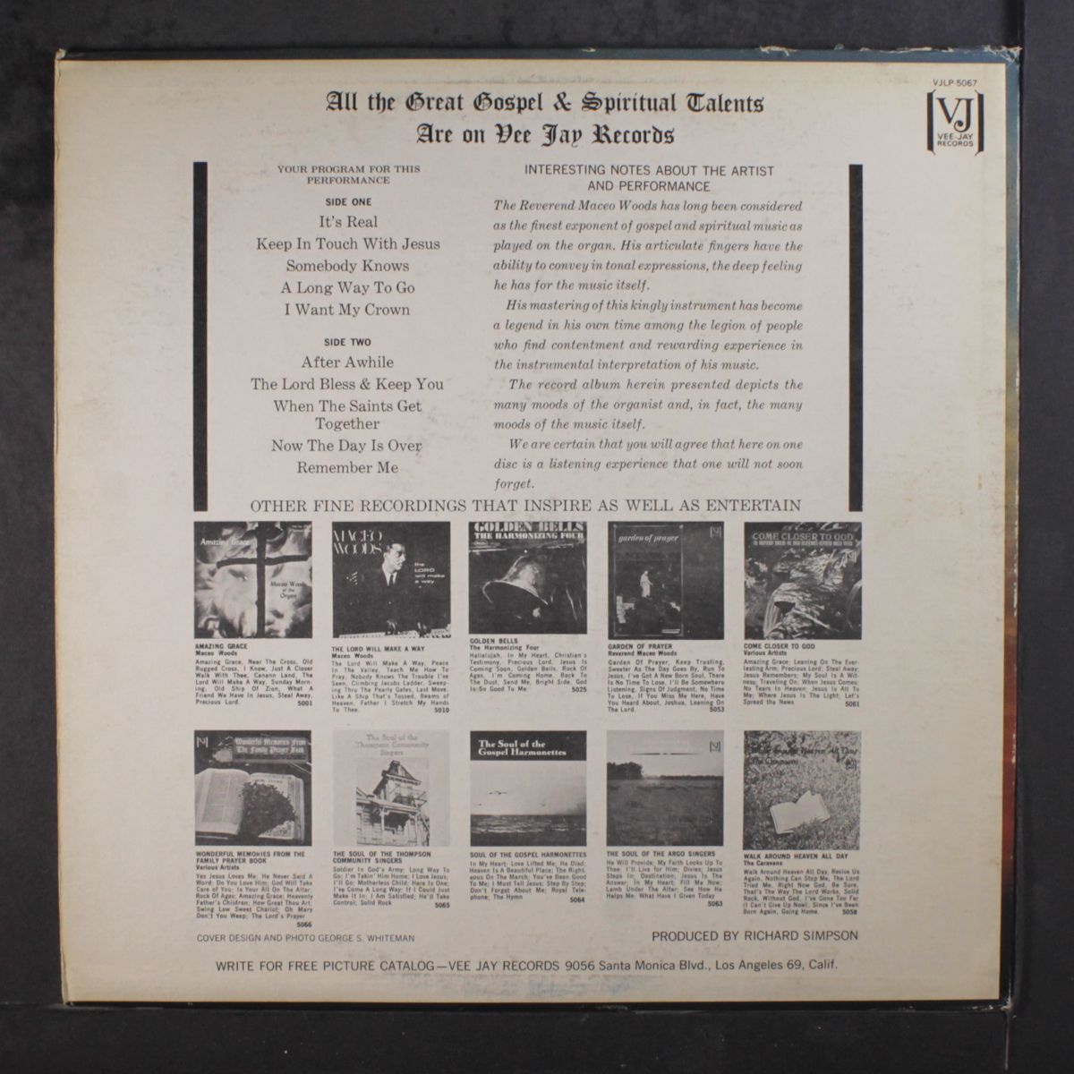 many moods of by REVEREND MACEO WOODS